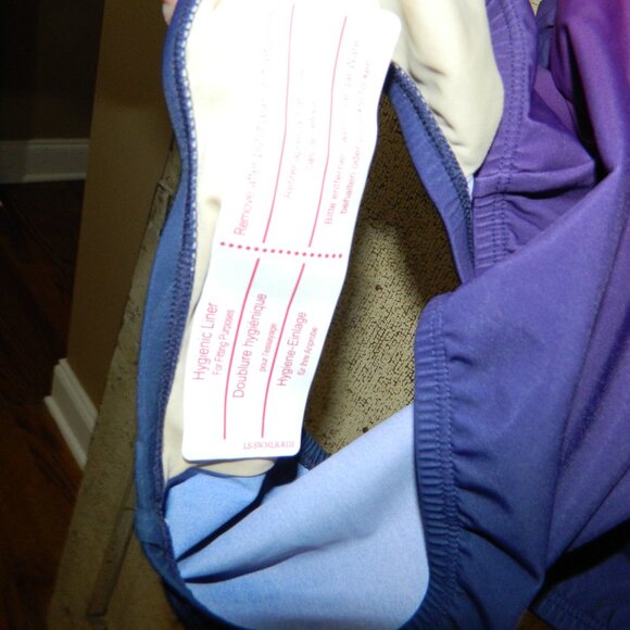 Lands' End Slendersuit Wrap Ombre Swimsuit Size 14DDD (Y-22) - Picture 3 of 6